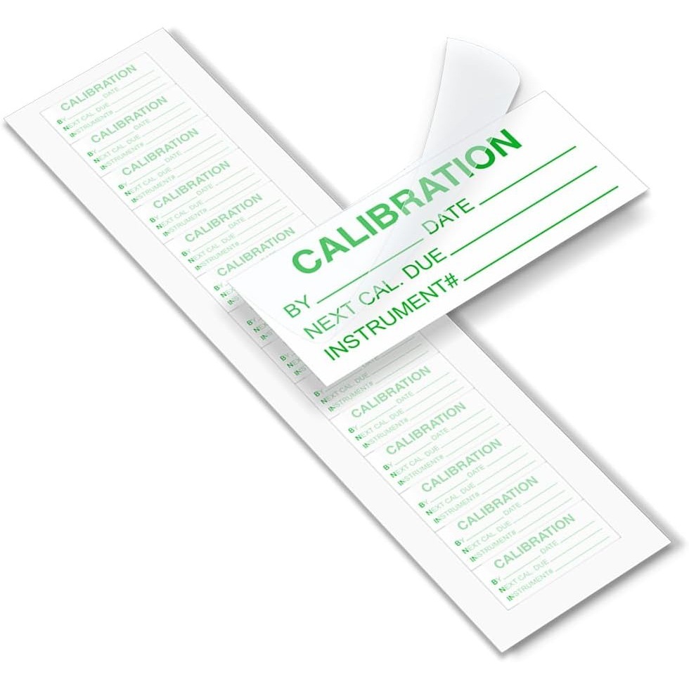 自封式校准标签聚酯材质耐高温防刮耐磨200张装