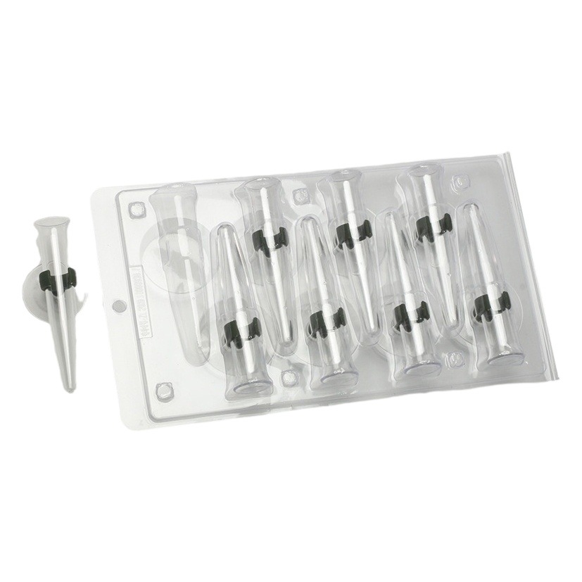 Tubo de preservación floral Rosa ramo florero ramo injerto tubo alargado flor tienda floral herramienta con varilla orquídea tubo