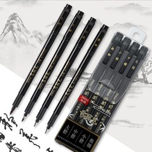 描图秀丽笔尼龙毛书法毛笔 可加墨水大中小楷细软毛笔 厂家批发