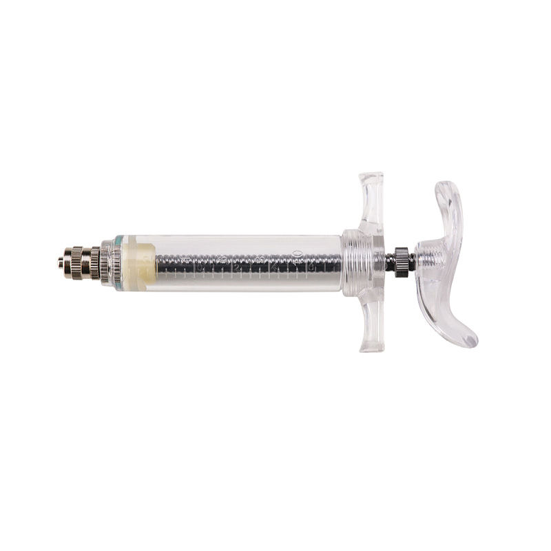 JIASHAN 10ML jeringa de acero de plástico veterinario cabeza de cobre aguja de inyección tubo de aguja de plástico de cobre cerdo ganado vacuno equipo Yuqiu image 7
