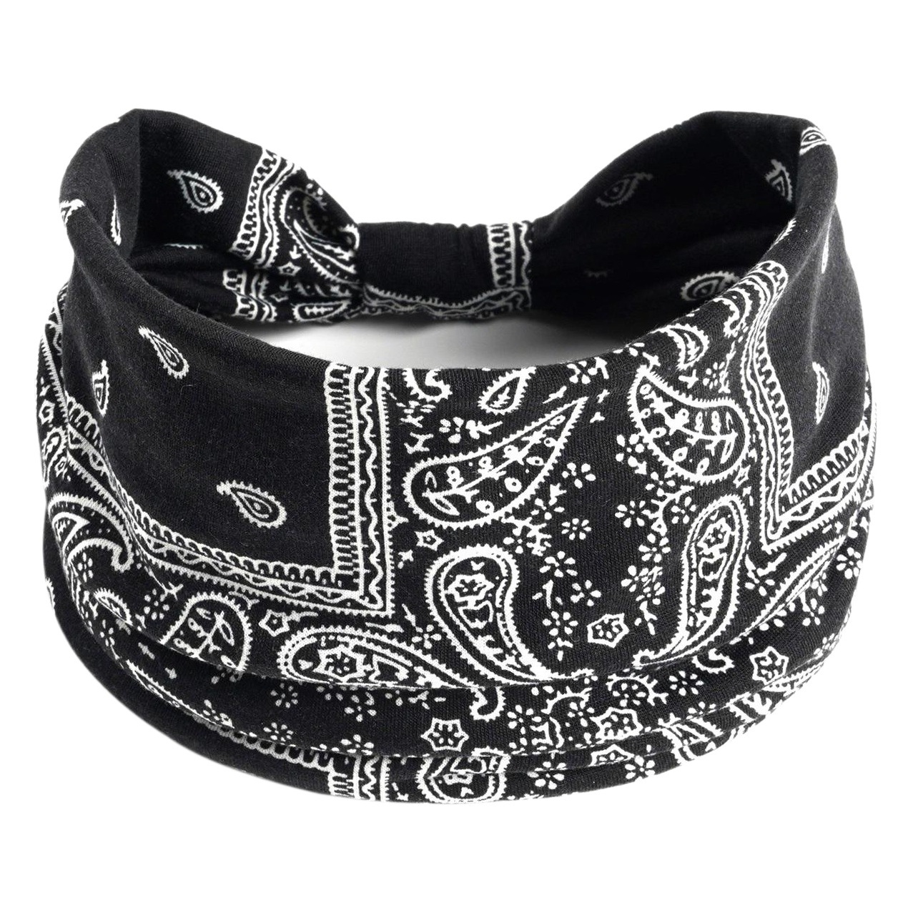 Bohemian Cashew Yoga Sports Hair Band Anti-sweat Sweat Stretch Cotton Headband Women's Headwear Hair Accessories