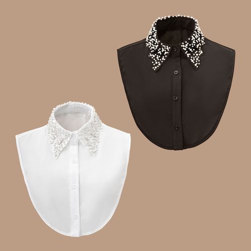 Pure cotton shirt fake collar for women spring, summer, autumn and winter all-match shirt collar decorative collar collar new fake collar on behalf of