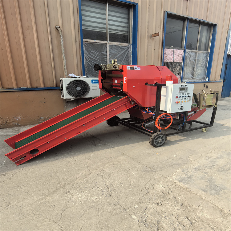 全自动青贮打包机 农作物秸秆包膜机 牧草储存裹包机