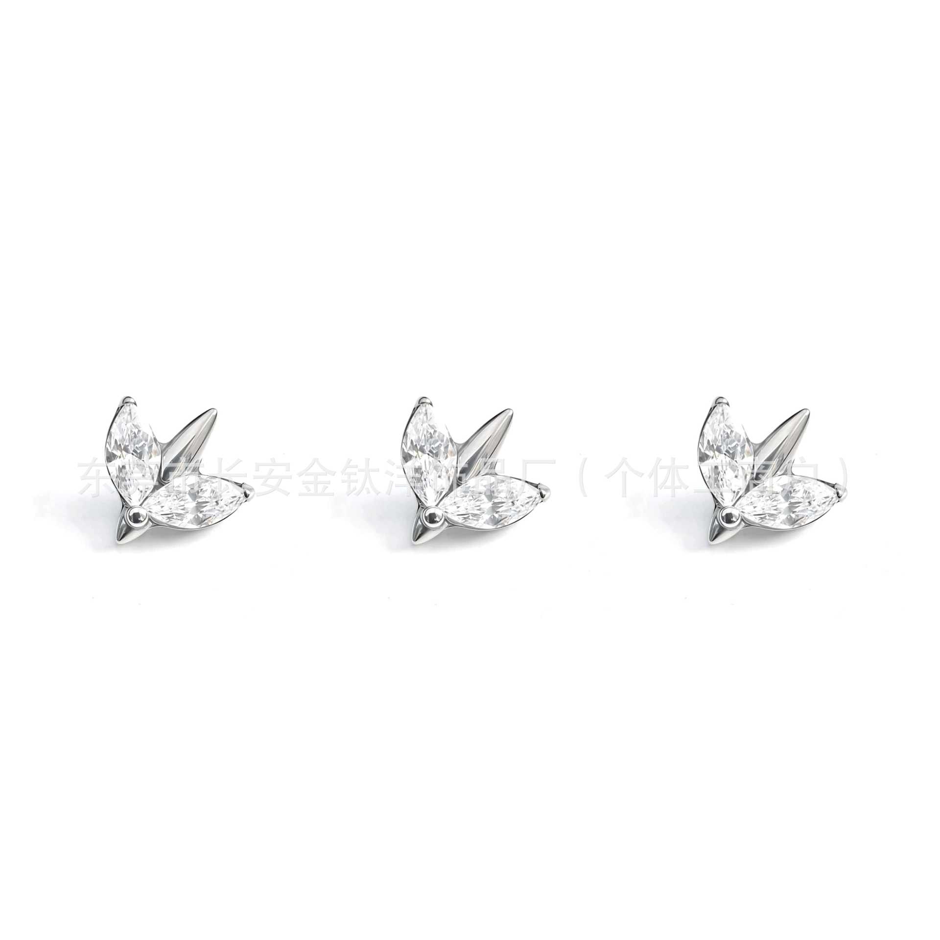 Labret piercing jewelry detail image