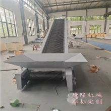 人字型橡胶带输送机黑色橡胶带输送机煤炭水泥沙石料传送带输送线