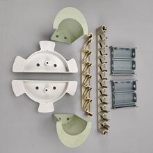 终端盒配线箱万用法兰卡槽耦合器6芯固定位支架光纤适配器通用型