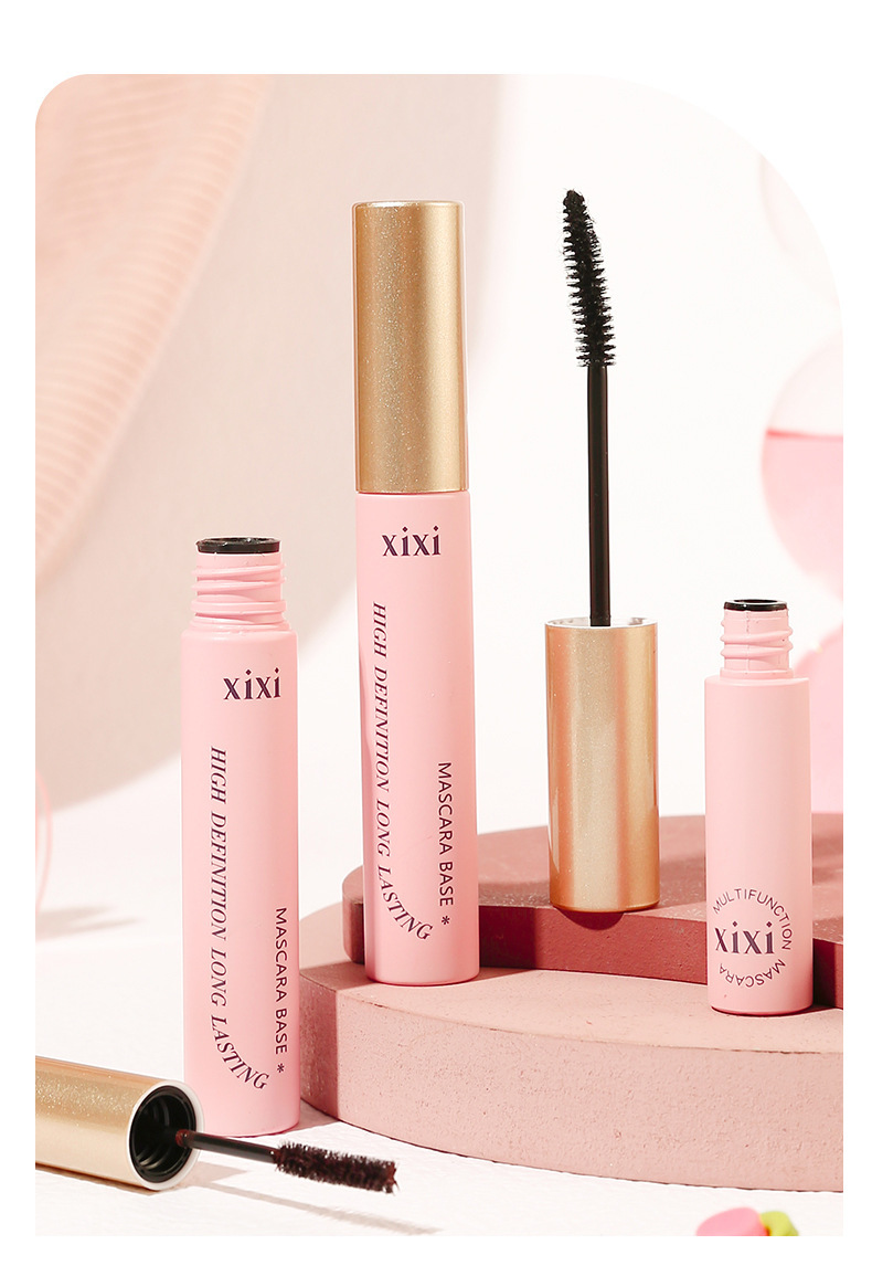 xixi Three-dimensional Volumizing Mascara Set: Eyelash base, clear and slender, long-lasting, waterproof, sweat-proof and non-smudging undefined