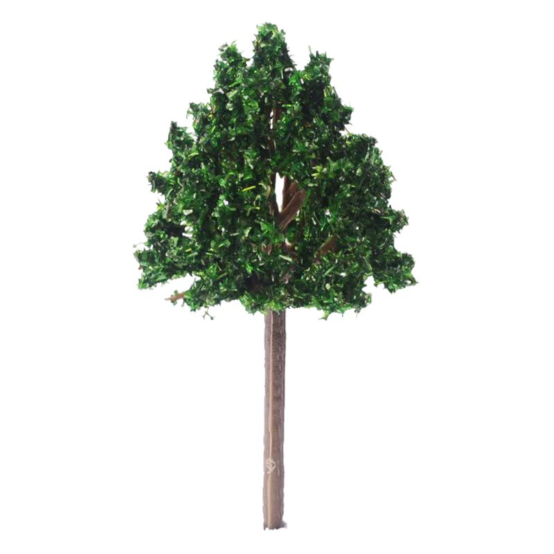 Миниатюрное искусственное дерево для архитектурных моделей, готовое изделие, ручная работа, пластиковое уличное дерево, имитация микроландшафта