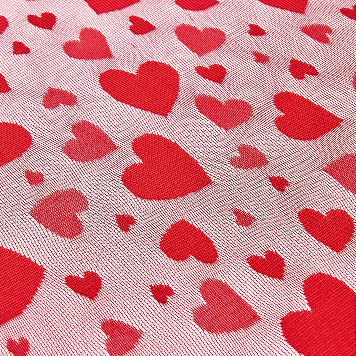 Transfronterizos de urdimbre encaje amor día de San Valentín tabla de mesa rectangular bandeja cojín set de decoración de vacaciones fábrica en stock