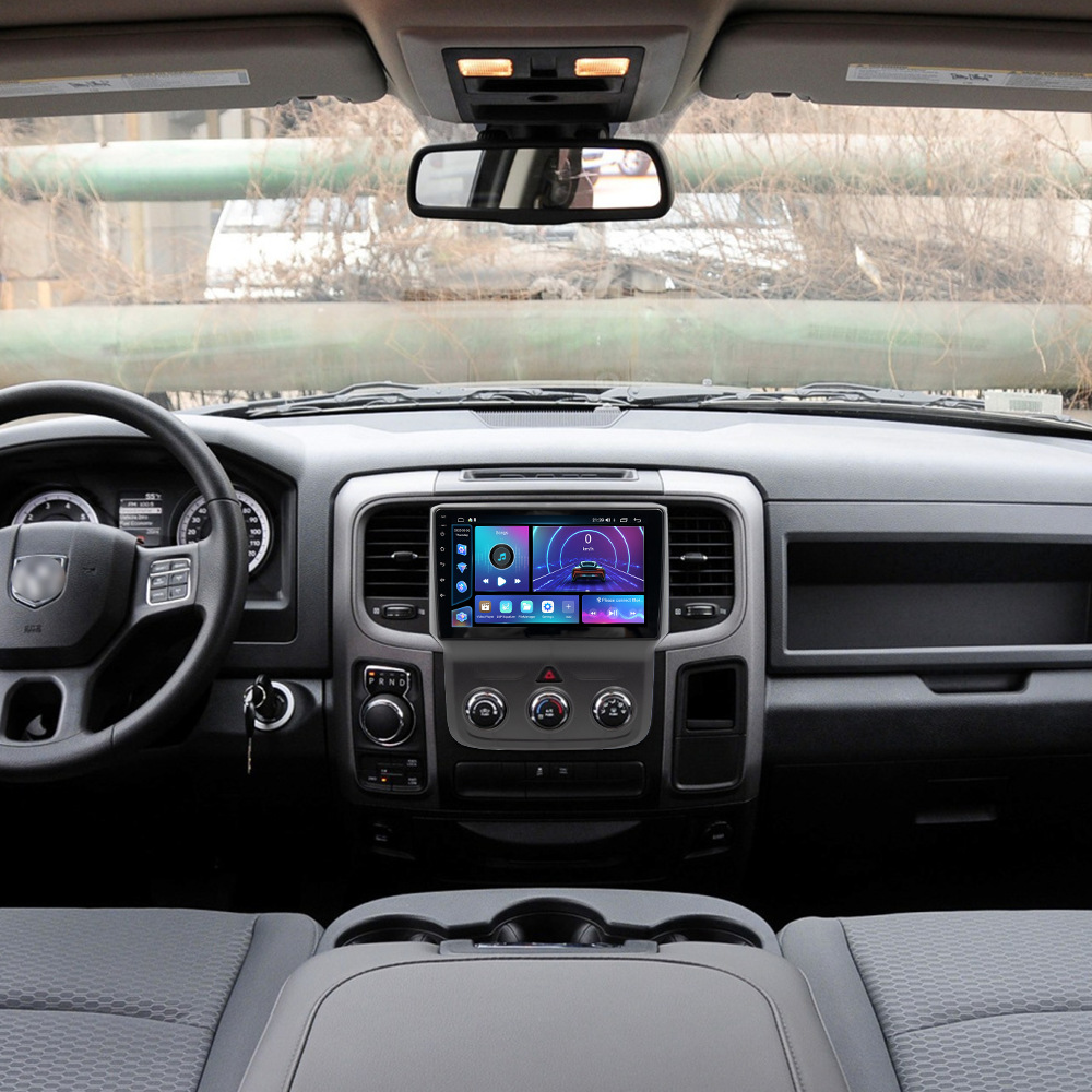 Aplicable a 13 - 19 tipos de vehículo de navegación en coche de Android de Dodge Ram Fang Yitong de cuatro núcleos / ocho núcleos