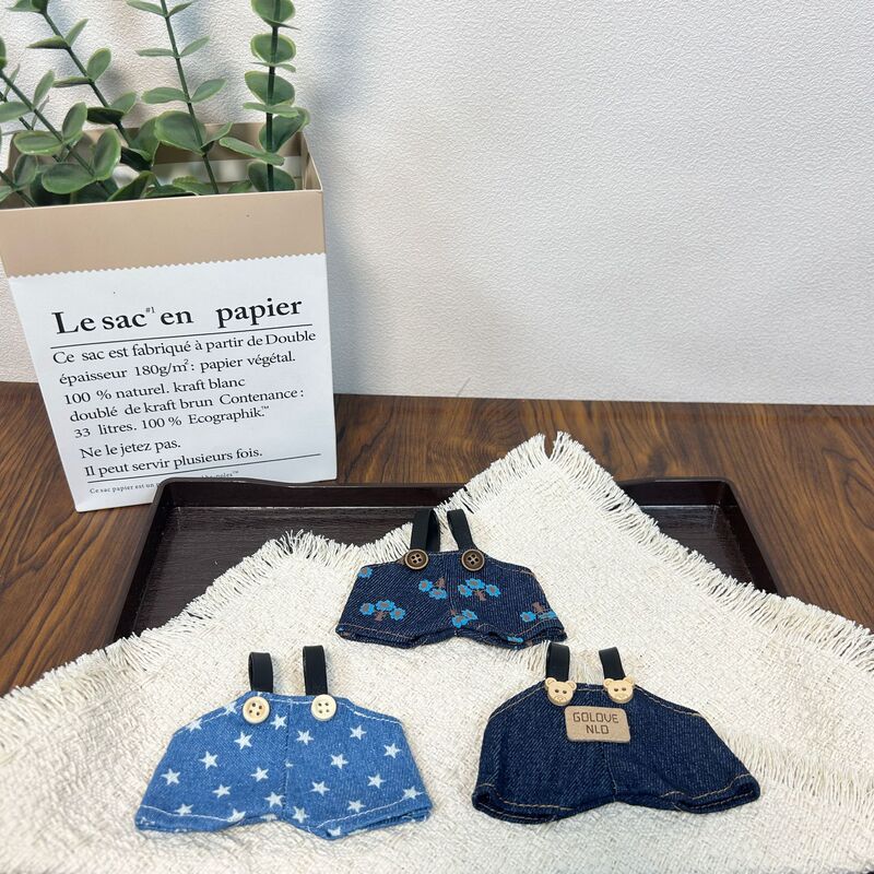 Labubu Doll Overalls Set Labubu Vinyl Doll Outfit Accessories Doll Replacement Outfit Wholesale