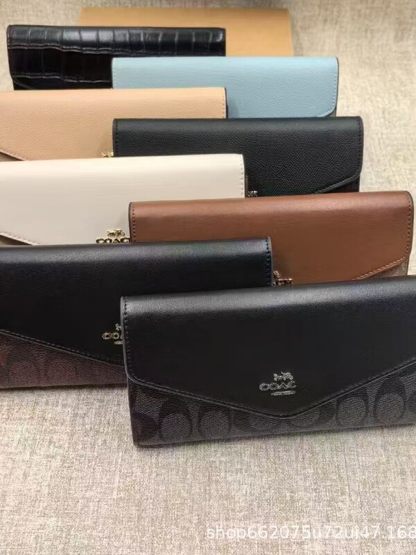 C's Ole クラシック本革レディース財布ロングメンズ財布C's クラムシェル小銭入れクラッチバッグカードホルダー|undefined