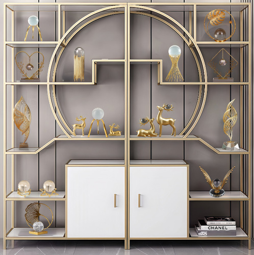 Gold Light Luxury Ornament Collection Sample Room Office Living Room Bar TV Stand Decorative Resin Craftsmanship