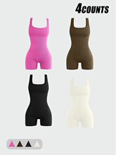 J 73074 Ribbed Square Neck Bodysuit �ݼy���I�B�w��