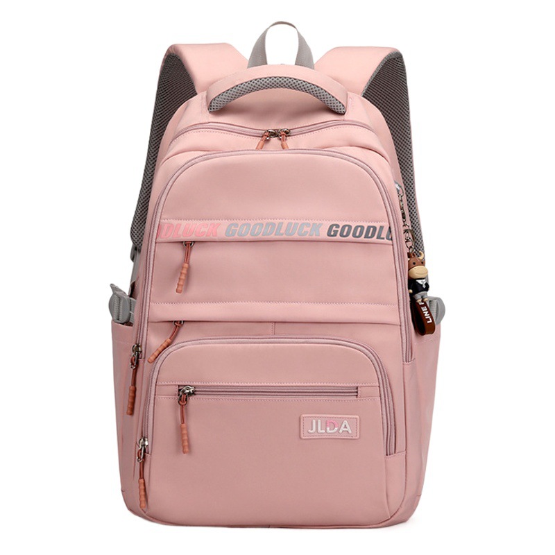 Mochila simple estudiante de escuela secundaria de las niñas mochila de gran capacidad casual nuevo ligero estudiante de secundaria campus mochila chica