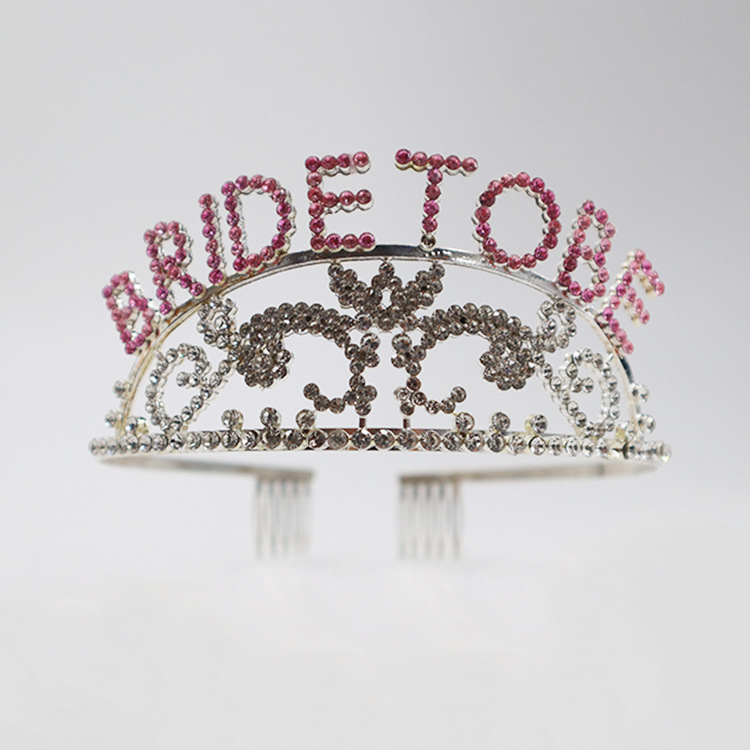 Venta caliente europea y americana reina corona tocado de alta gama fiesta cumpleaños princesa corona Boda nupcial corona accesorios para el cabello al por mayor