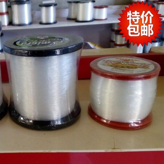 钓鱼线、织网线、单丝线、渔网线胶丝线包邮大号大物喵鱼耐磨强