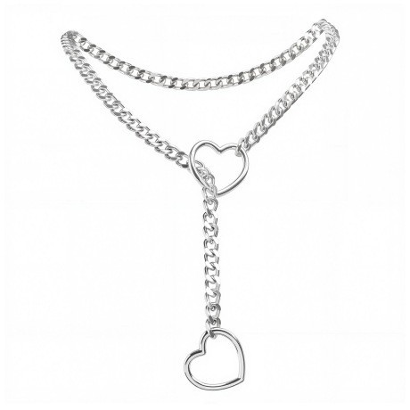 Metal Chain Traction Collar for Adult Role Play — detail image 4