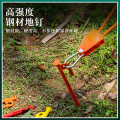 戶外加長彩色帳篷地釘加粗鋼釘露營天幕配件沙灘營釘天幕地釘20cm