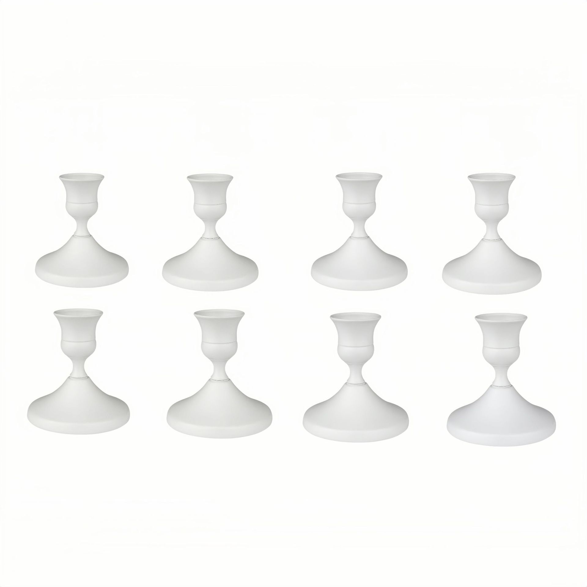 Adornos de candelabros pequeños simples de estilo europeo Navidad San Valentín luz de velas Cena Sentido de ambiente Candelabros Decoración de bodas
