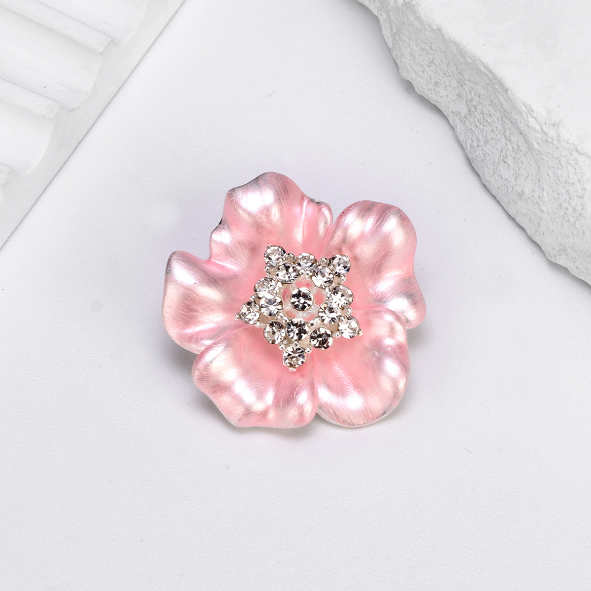 Elegante Emaille Kamelien Brosche Für Damen Exquisite Anstecknadel_voghion.com