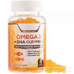 �羳���� Fish oil DHA EPA Soft Gummies �~��DHAܛ�� 60�� OE M