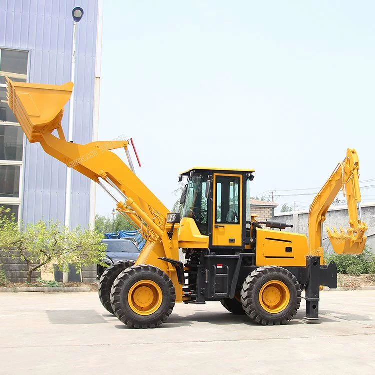 Занятость с обеих сторон, экскаватор-погрузчик, полноприводный садовый сельскохозяйственный инженерный комплекс, машина двойного назначения для передней копки и задней зачистки.