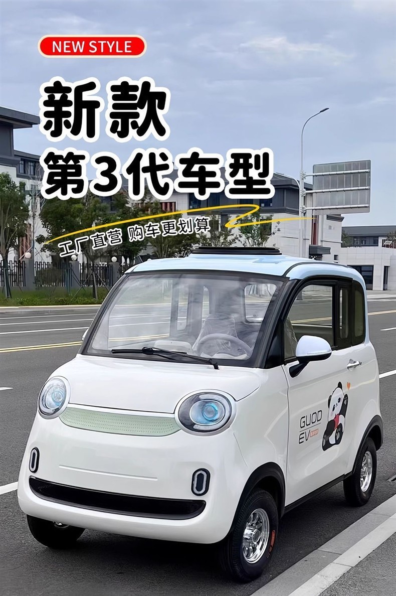 New Enclosed Electric Four-Wheel Vehicle Home Use New Energy Car
