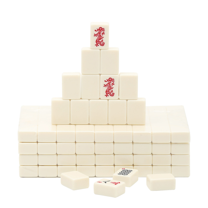 美国麻将 西文麻将 30mm美式麻将牌 手搓家用麻将牌 全套166张|undefined