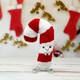 跨境新款Glow Brights Candy Cane Plush 毛绒玩具公仔 毛绒玩偶
