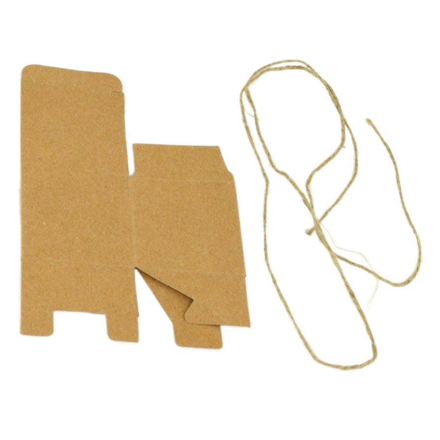 Cross-border European-style wedding sugar bag retro Kraft paper candy box carton packaging discrepancy box creative diy box