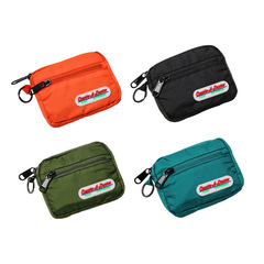Waterproof card coin purse coin bag women's fabric bag hanging neck student driver's license key bag couple sports mountaineering