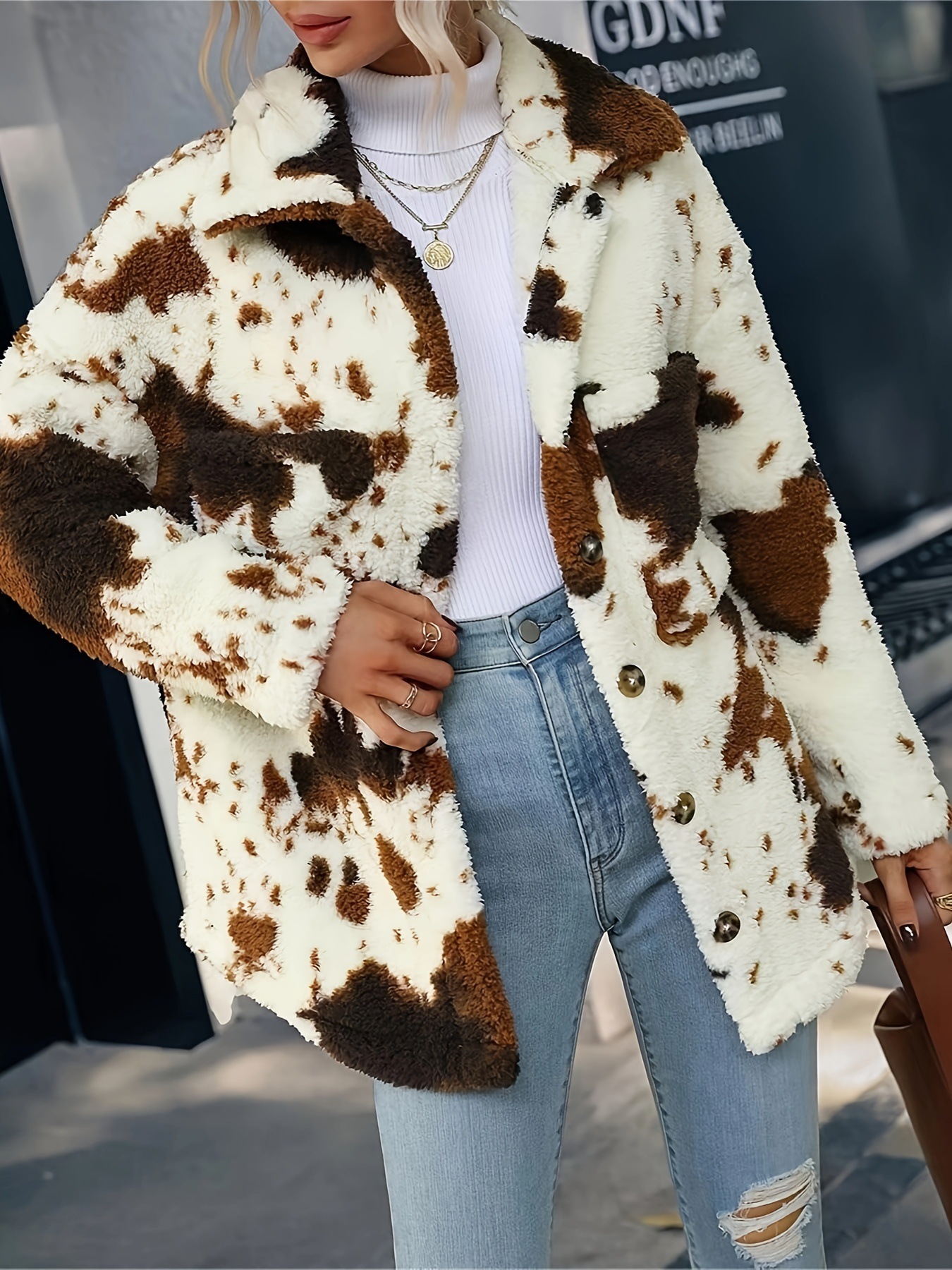 Transfronterizo Amazon Europa y Estados Unidos venta caliente de felpa de doble cara casual de gama alta chaqueta cálida de bolsillo AliExpress
