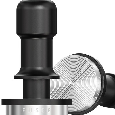 不锈钢咖啡压粉器弹簧可调节压力粉锤51/53/58压粉器咖啡馆专用|ms