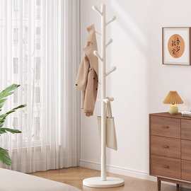 实木衣架落地卧室挂衣架衣服挂架房间不占空间衣架新款衣帽架简约