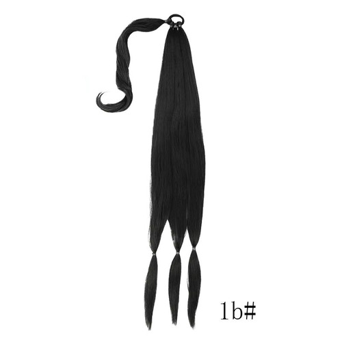 Eurasian false hair braid wig women wrapped style hair extension braided wig boxing ponytail hair extension new arrival