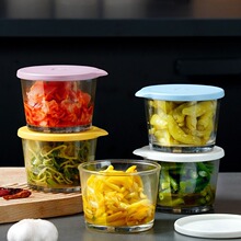 玻璃保鲜密封罐带盖食品级咸菜收纳盒冰箱冷藏腌菜小