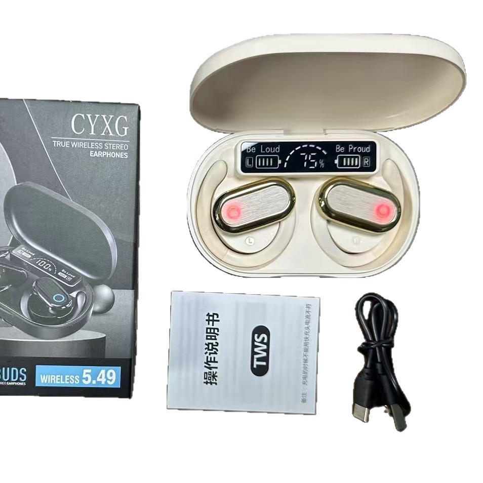2025 nuevo modelo de banco de energía X95 auriculares inalámbricos Bluetooth tipo colgante sin oído, alta calidad de sonido, larga duración de la batería transfronteriza image 5