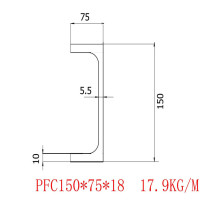 Ӣ�˲��PFC150x75x18���|S355�r���Ӣ�˷���s355j2
