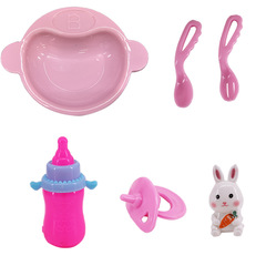 Cross-border Amazon best-selling dolls for children's bath toys, tableware, housekeeping simulation infant and children's comfort dolls