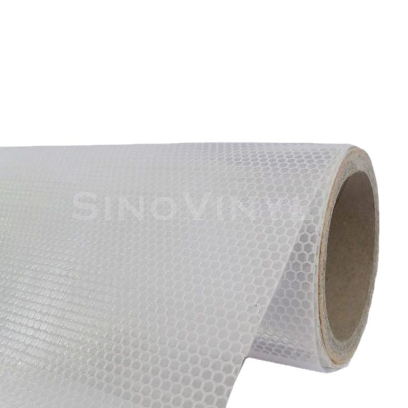 Xinlang transparente de celosía de cristal película reflectante panal ranura de hendidura reflectante luminoso signo de advertencia adhesivo instantáneo