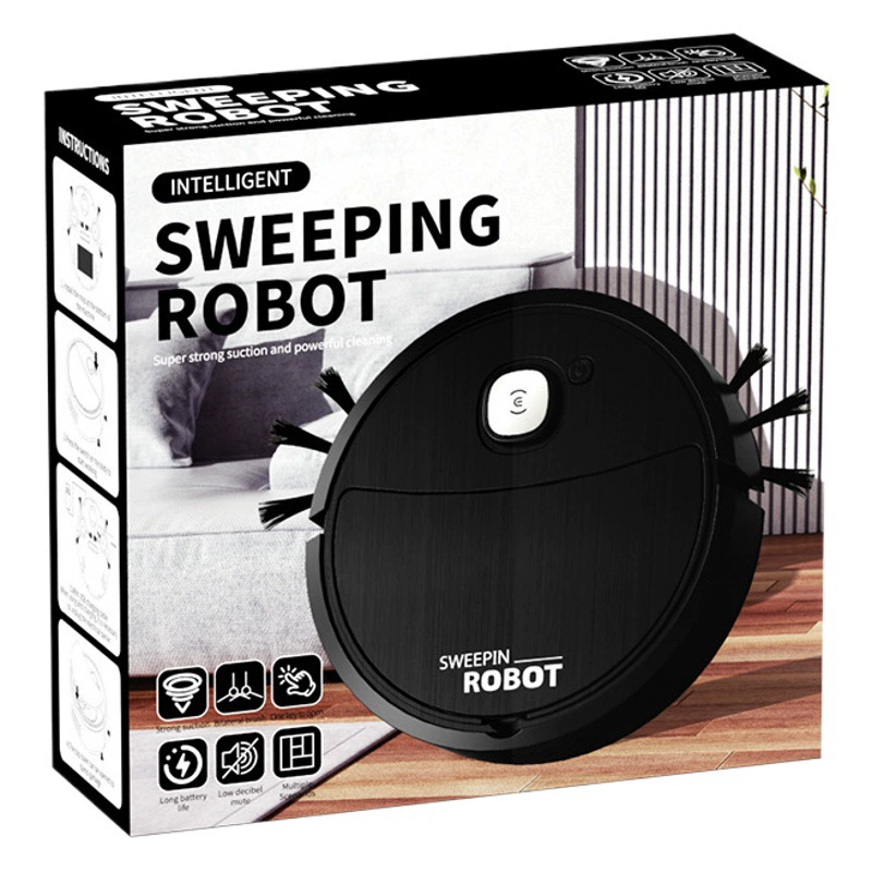 Трансграничная эксклюзивная распродажа Интеллектуальный подметальный робот для подметания, всасывания и перетаскивания, интегрированный Новый автоматический бытовой Интеллектуальный пылесос