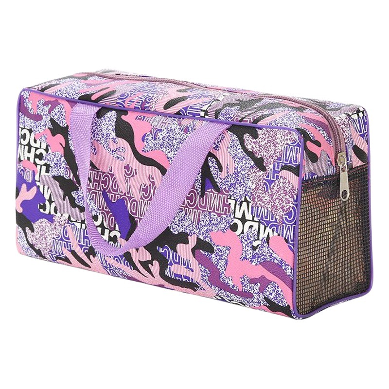 Retro de gran capacidad de camuflaje bolsa cuadrada de almacenamiento de cilindro bolsa de lavado de hombres y mujeres viajes al aire libre Plaza pequeña bolsa de baño suministro directo