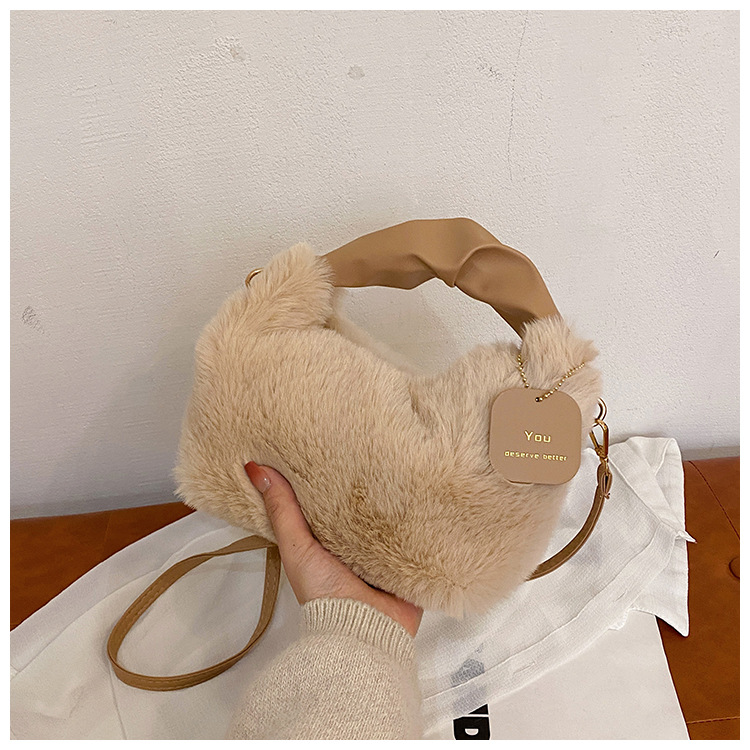 2023 Autumn/Winter Versatile Simple Solid Color Single Room Crossbody Bag Women's Fashion_voghion.com