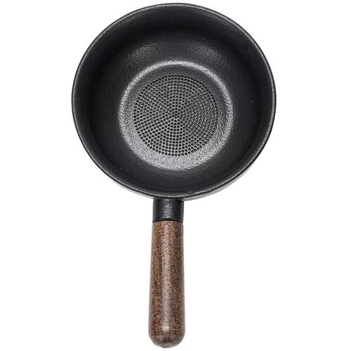 Ceramic tea strainer, tea set accessory—perfect for separating tea leaves from water, enabling effortless brewing; a creative, ultra-fine filtration tea filter and strainer.