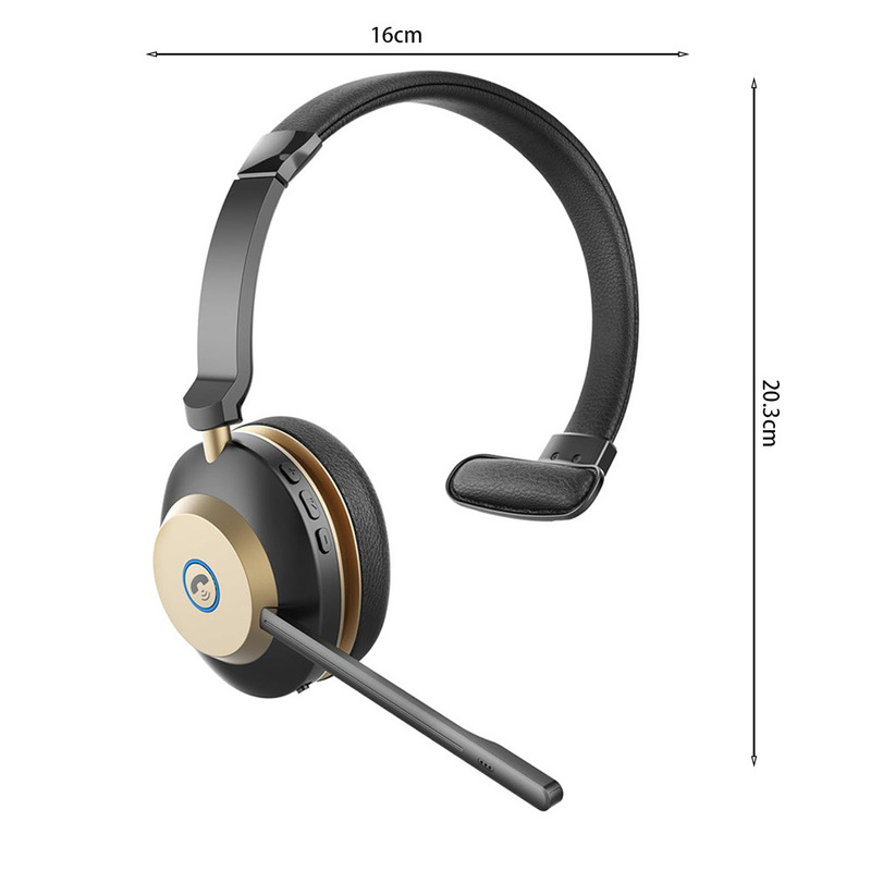 Source factory direct new monaural head-mounted office wireless Bluetooth microphone noise reduction telephone headset