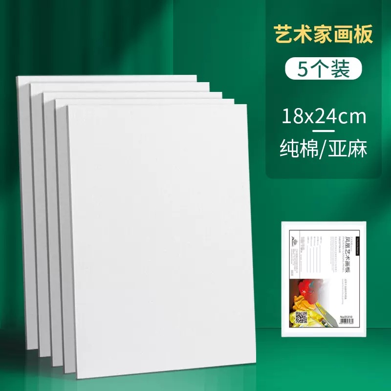 Phoenix material de pintura puro algodón Lino tablero de dibujo redondo oval lienzo tablero cuadrado acrílico pintura práctica pintura