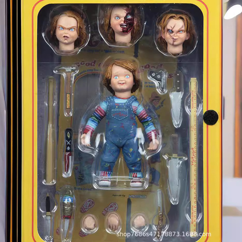NECA ゴーストベイビーチャッキーカルトチャッキーデラックスエディションホラーゴーストベビードールフィギュアハンドモデル|undefined