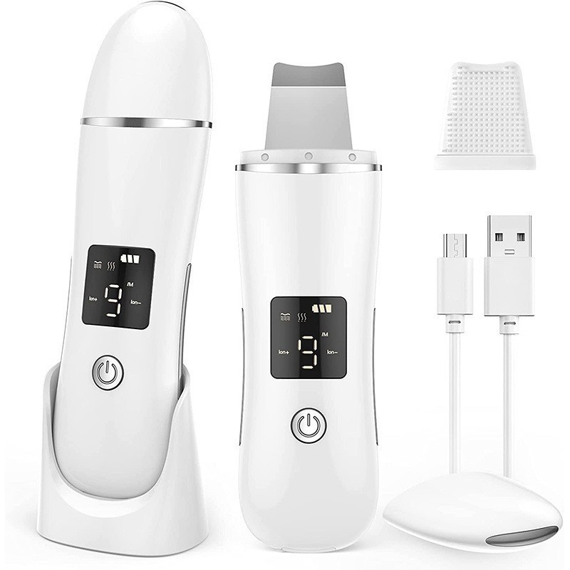 7超音波顔黒頭シャベル皮機美容洗顔器超音波ナイフイオン導入器シャベル皮機卸売り|undefined
