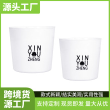 懒人创意自吸水花盆桌面花卉种植盆家用环保无味办公塑料花盆批发